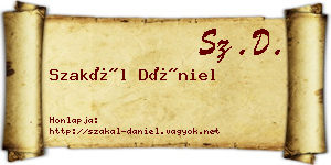 Szakál Dániel névjegykártya